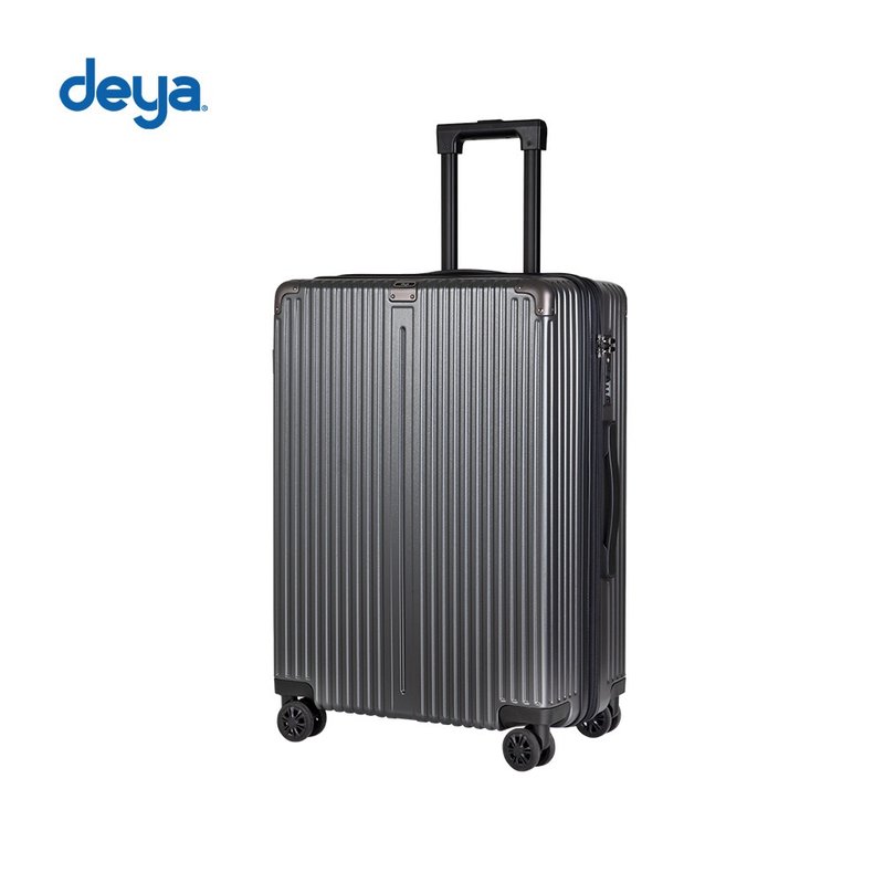 deya Velo Slim 轻奢时尚流线旅行箱24寸-铂岩灰 - 行李箱/行李箱保护套 - 塑料 灰色