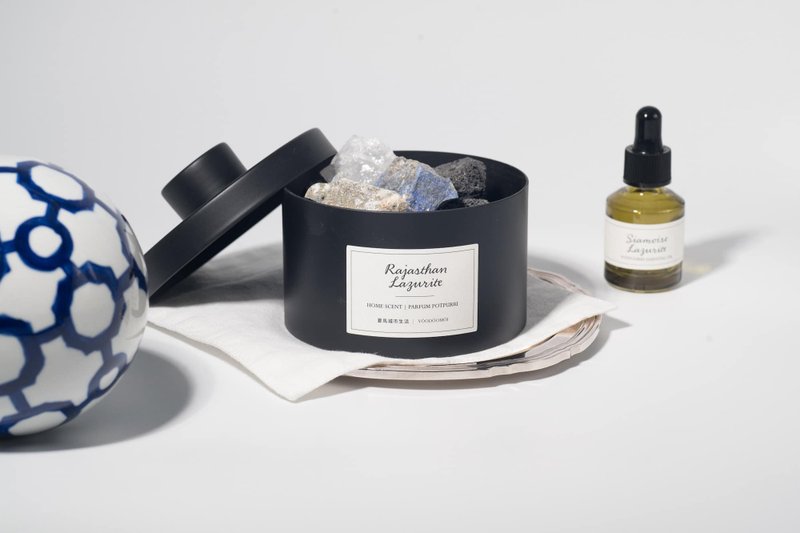 VÖODÖOMÖI 好魔火山岩扩香 | 锻铁 - 檀木 - 香薰/精油/线香 - 石头 