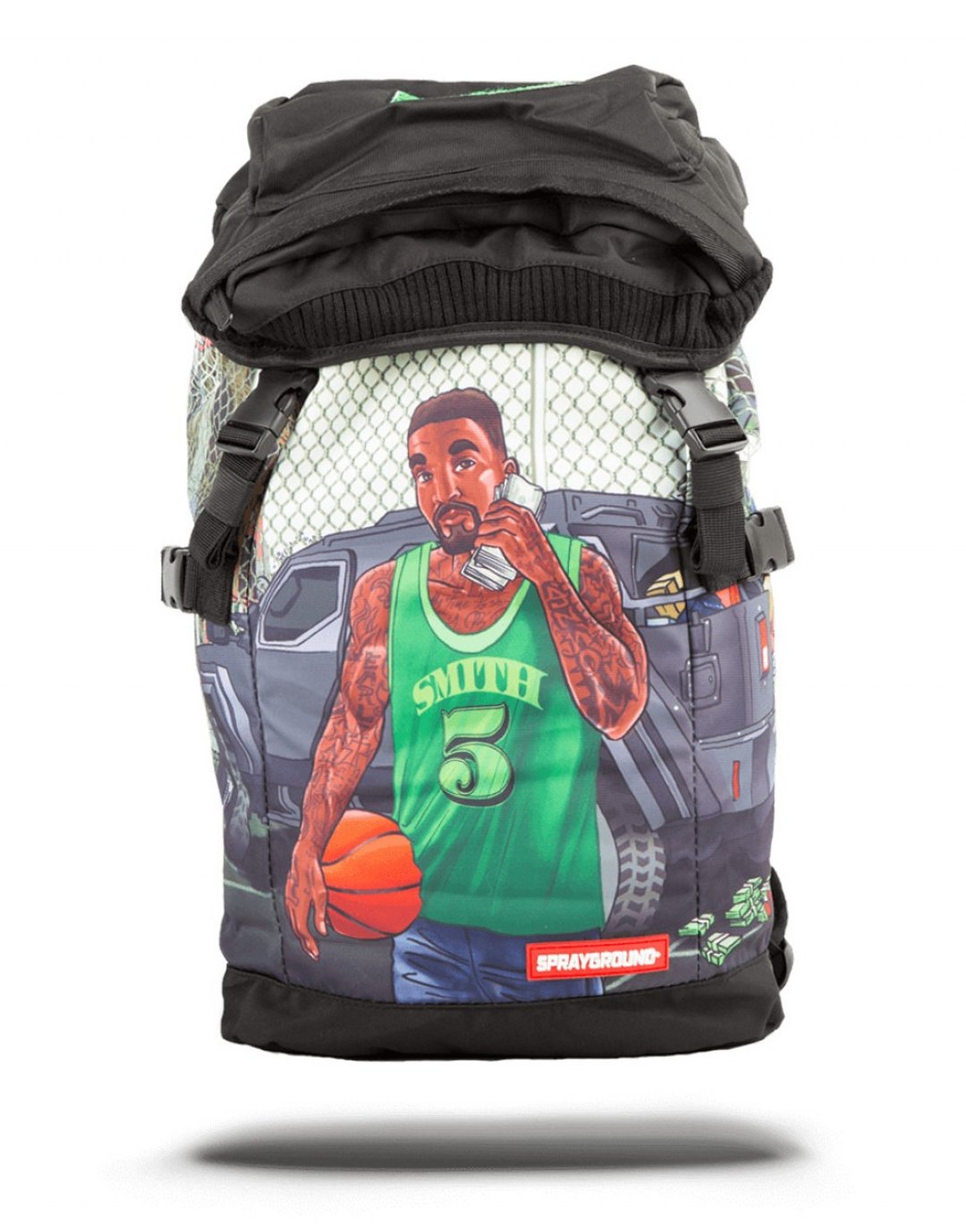 【SPRAYGROUND】J.R. Smith Top Loader 掀盖抽绳束口后背包 - 后背包/双肩包 - 防水材质 多色
