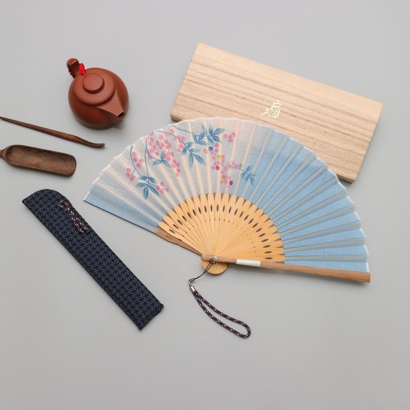 京都吉祥七色系列扇子-南天 - 扇子 - 其他材质 