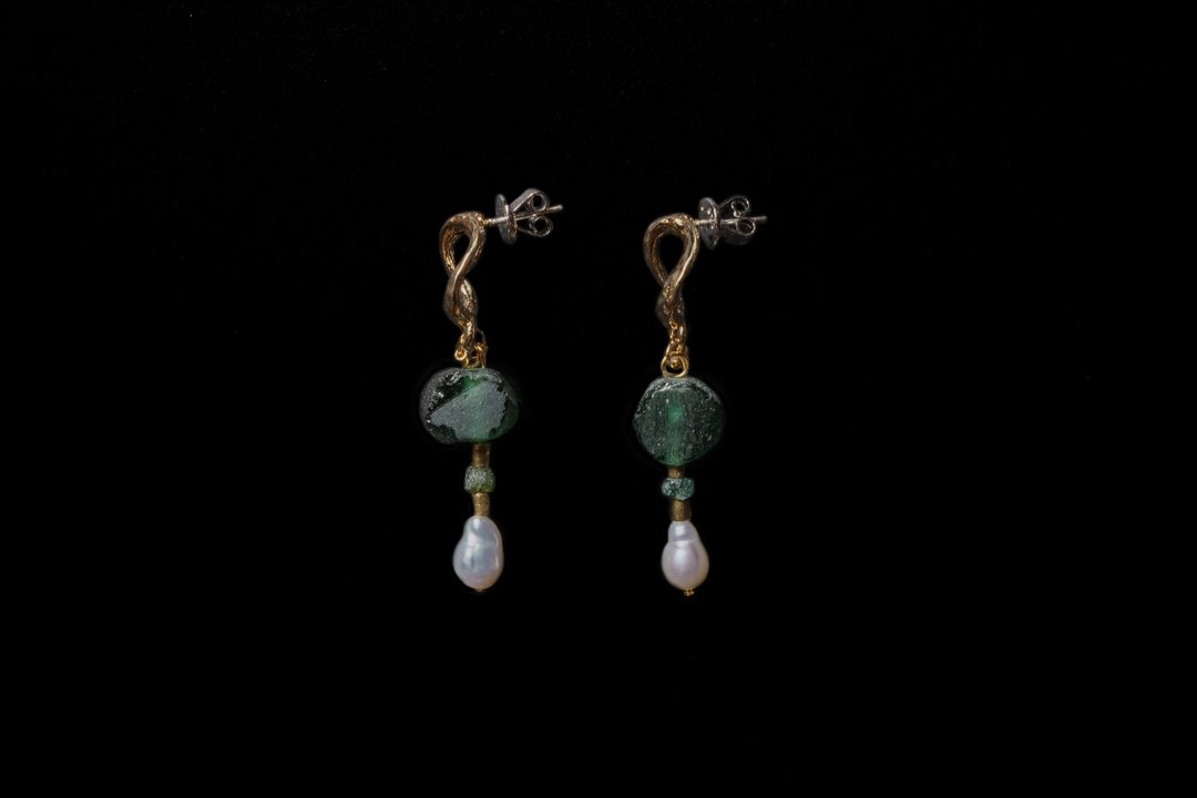 Long Bijoux Mmxxiii Orecchino Pendente / 古典垂坠式耳环 - 耳环/耳夹 - 玻璃 