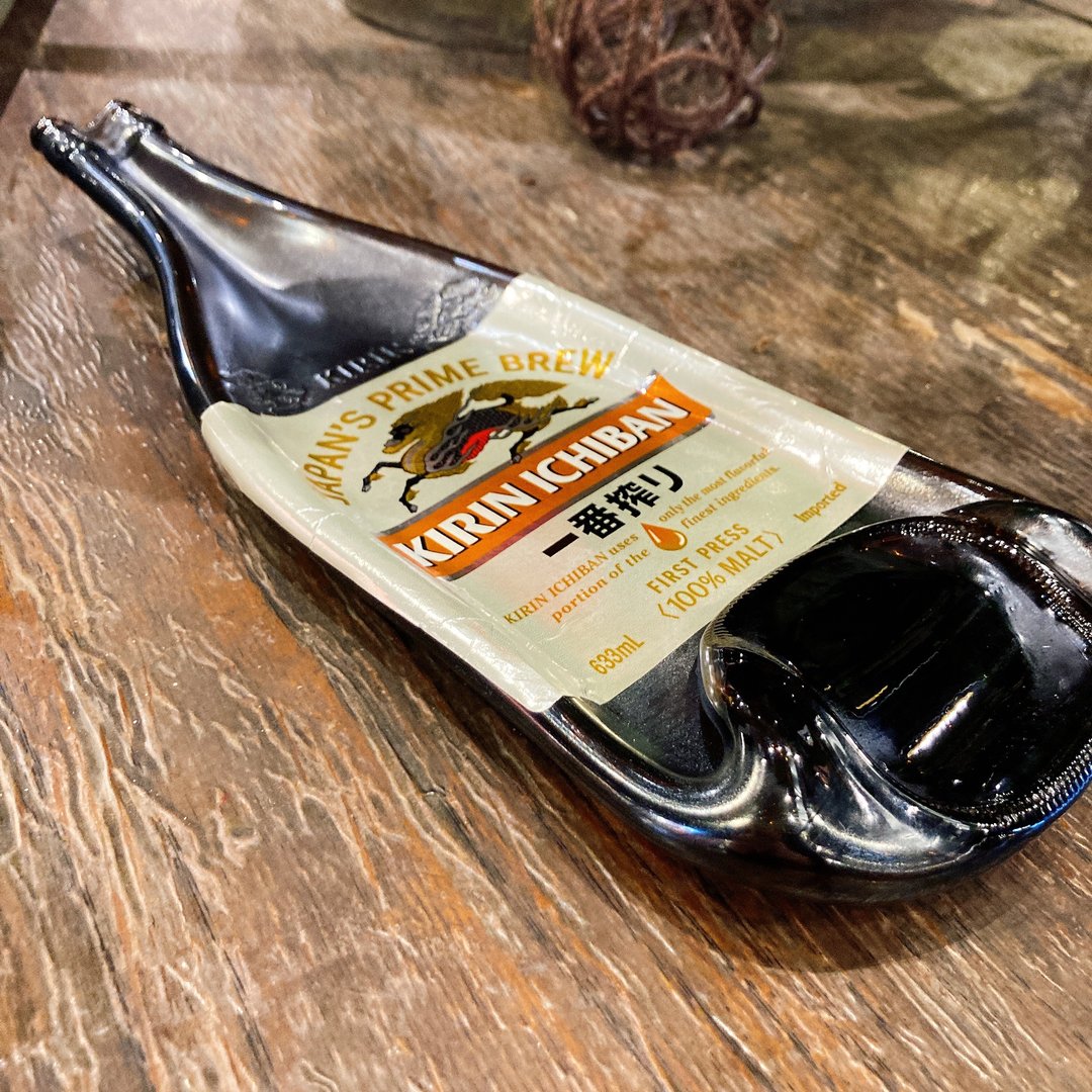 日本麒麟KIRIN啤酒原瓶 酒瓶盘 - 收纳用品 - 玻璃 