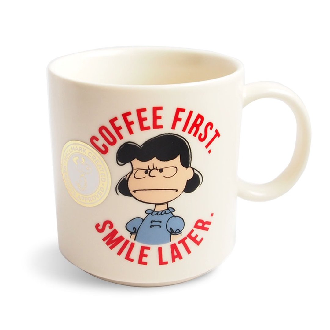 Snoopy 露西马克杯 喝咖啡消消气【Hallmark-Peanuts 史努比】 - 咖啡杯/马克杯 - 瓷 多色