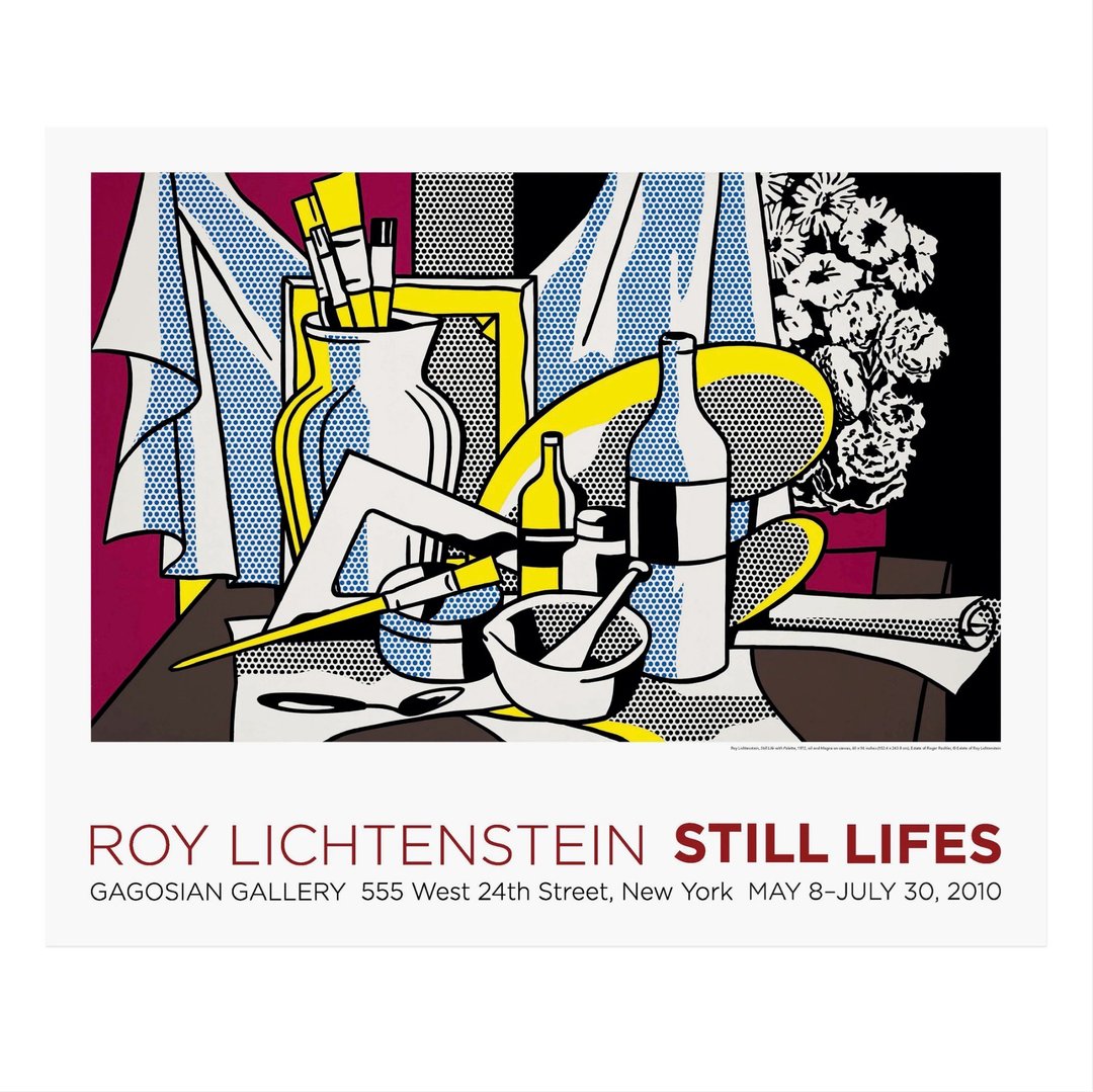 【原版海报】ROY LICHTENSTEIN. 静物 - 海报/装饰画/版画 - 纸 