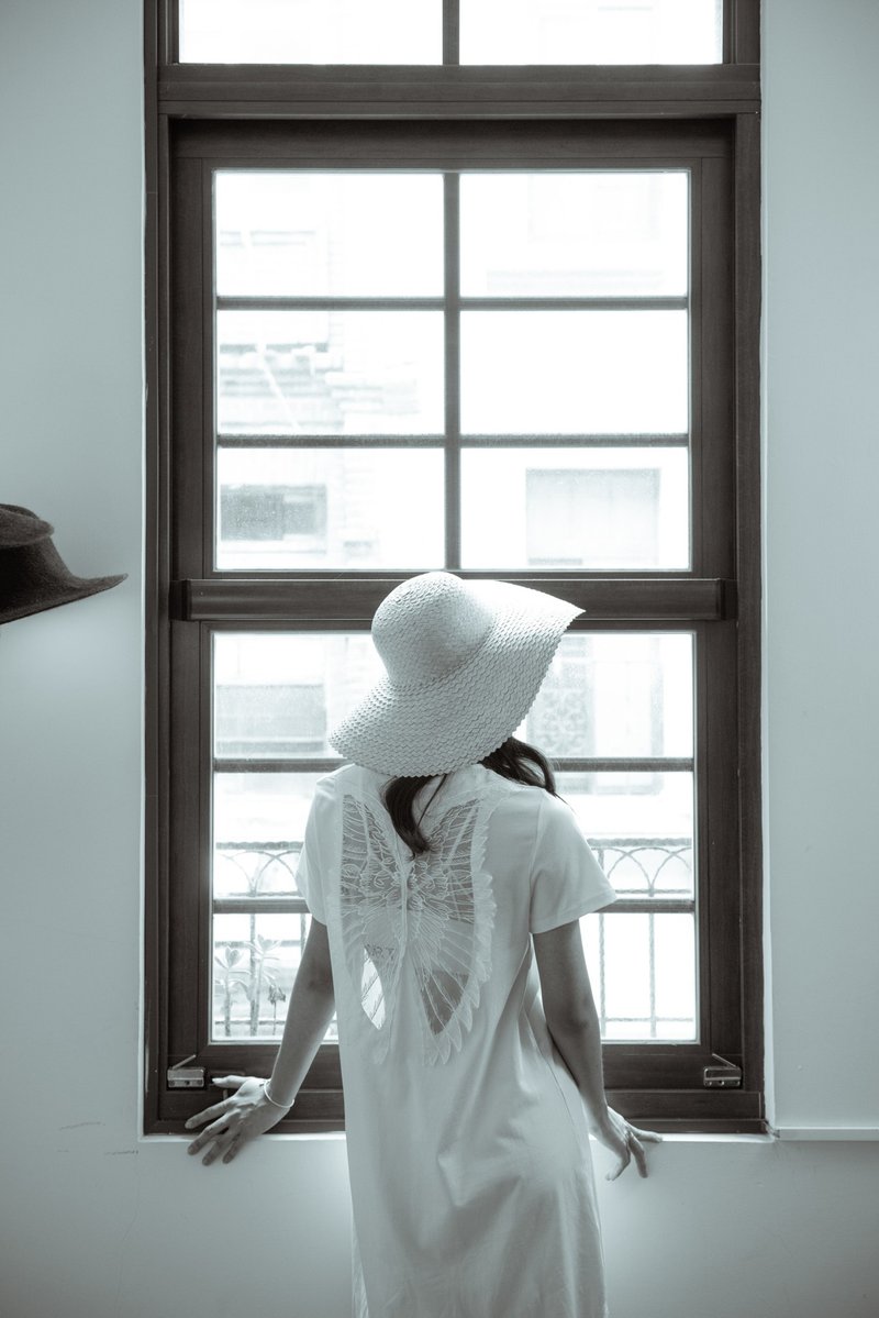 法式度假风情大帽檐草帽 - 帽子 - 植物．花 