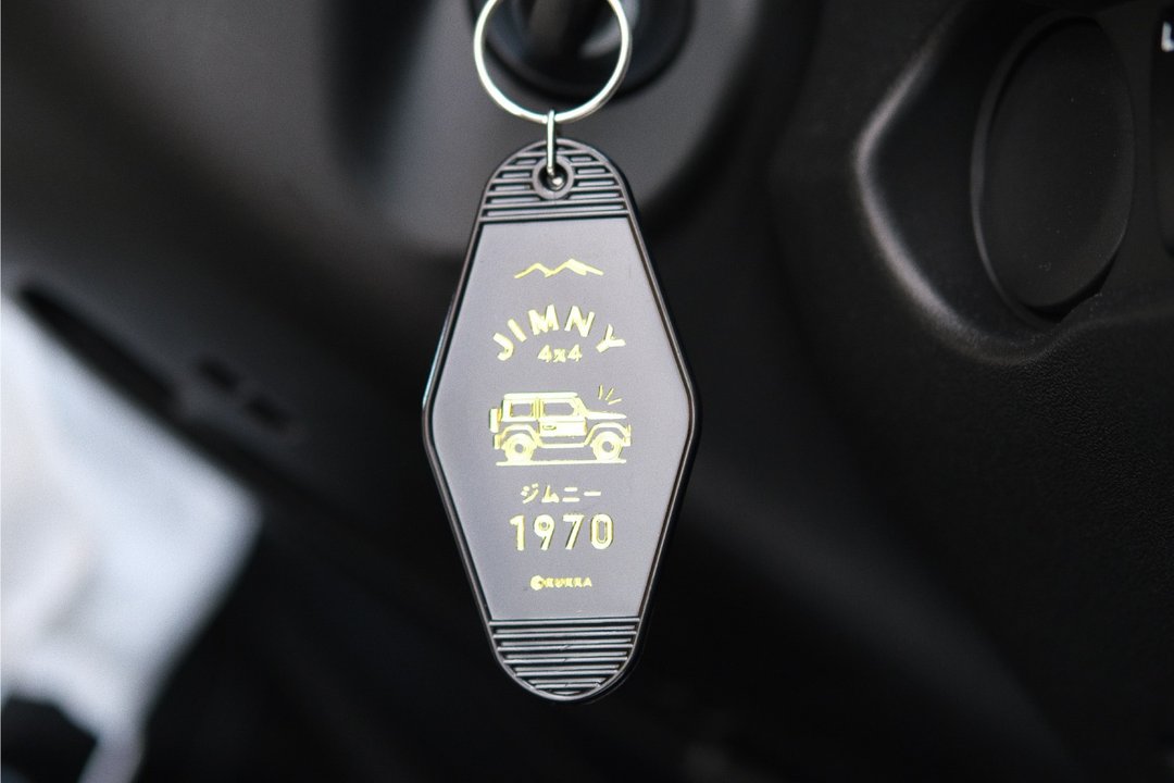 Motel keychain复古汽车旅馆钥匙牌 - Jimny插图 情 - 钥匙链/钥匙包 - 塑料 