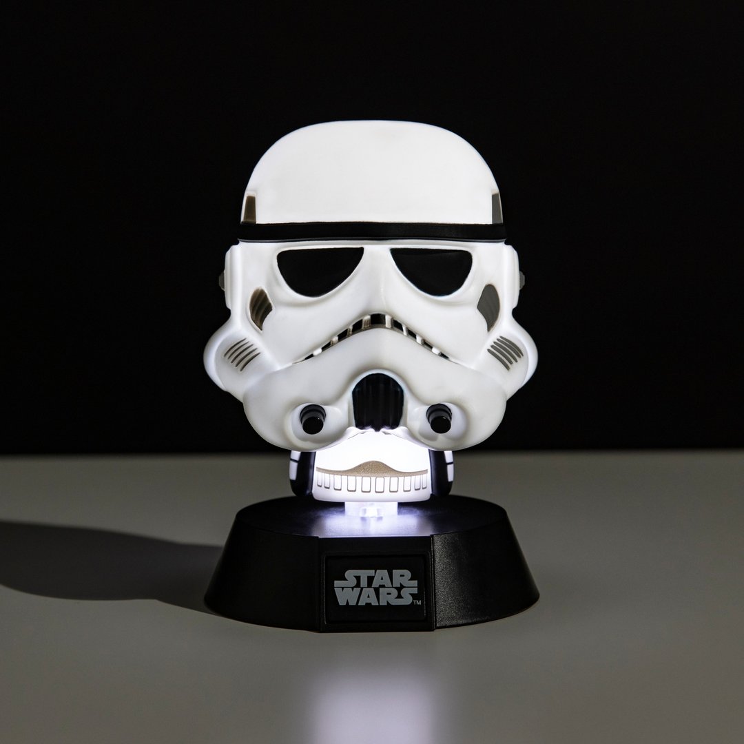STAR WARS  星际大战  10CM白武士风暴兵头盔 面具小夜灯 - 灯具/灯饰 - 塑料 白色
