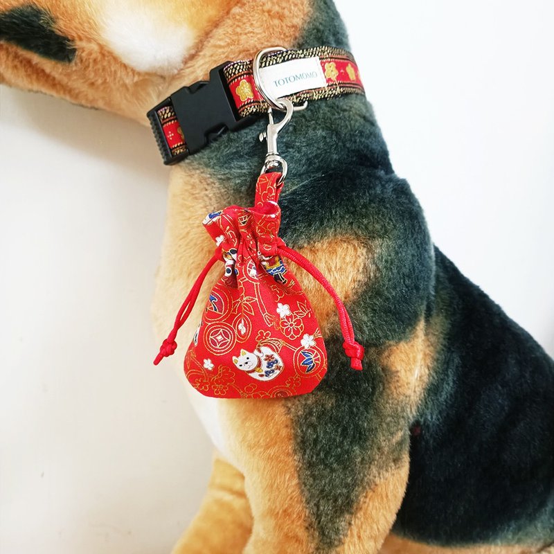 【独家赠品】满千赠宠物束口红包袋(随机) - 其他 - 棉．麻 红色