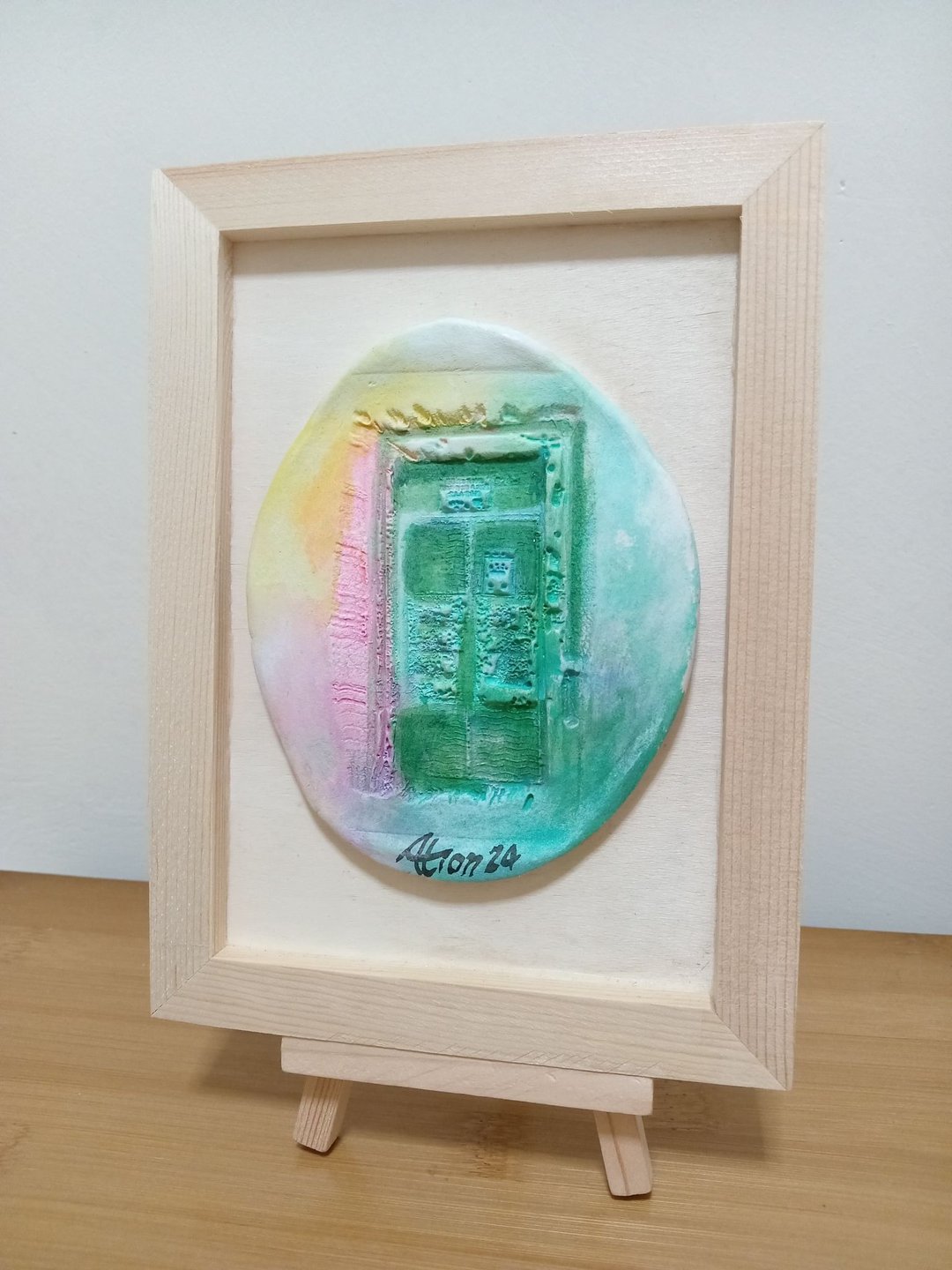 印记 (原作) - 海报/装饰画/版画 - 其他材质 粉红色