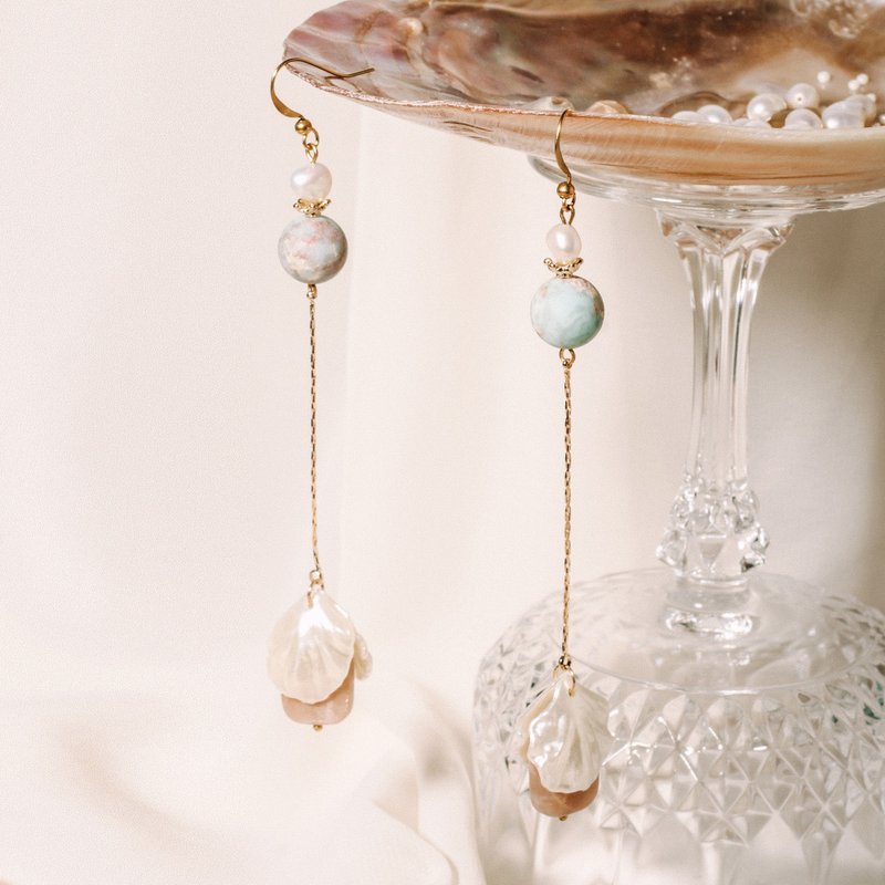 Orbit Crisp 星轨脆饼耳饰 - 耳环/耳夹 - 半宝石 