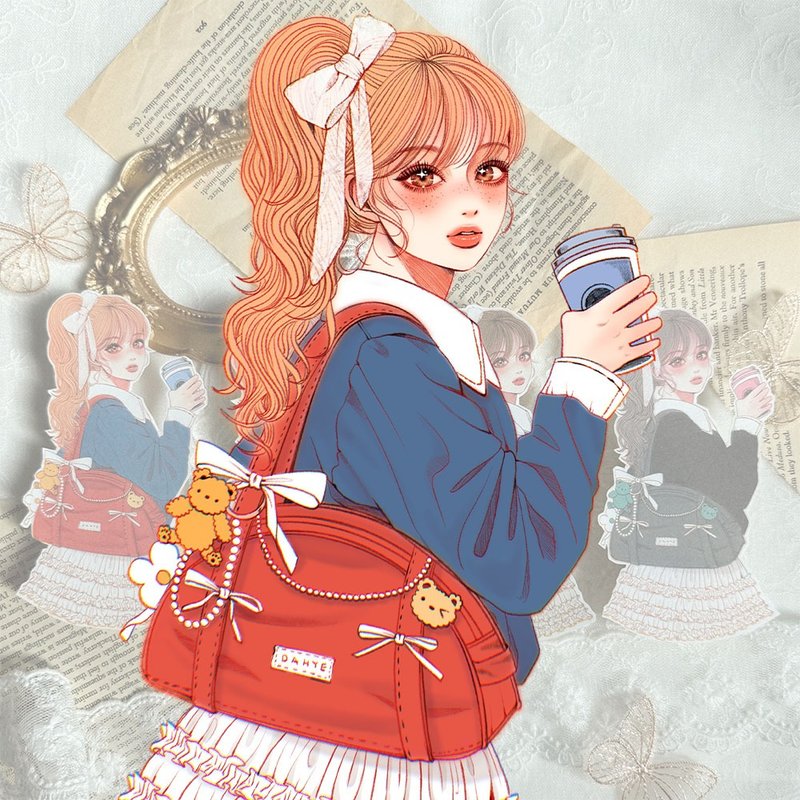 Camille 贴纸 - 贴纸 - 纸 多色