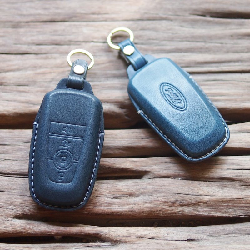 福特FORD ACTIVE WAGON Focus Kuga MK4 汽车钥匙皮套 日制牛皮 - 钥匙链/钥匙包 - 真皮 