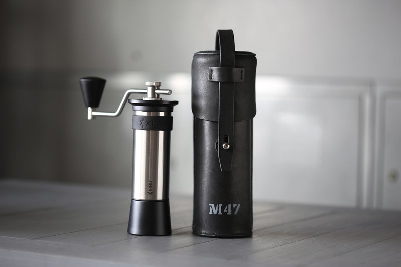 KINU M47 简版收纳包 订制牛革外出携行包 二战军品风格包 - 其他 - 真皮 黑色