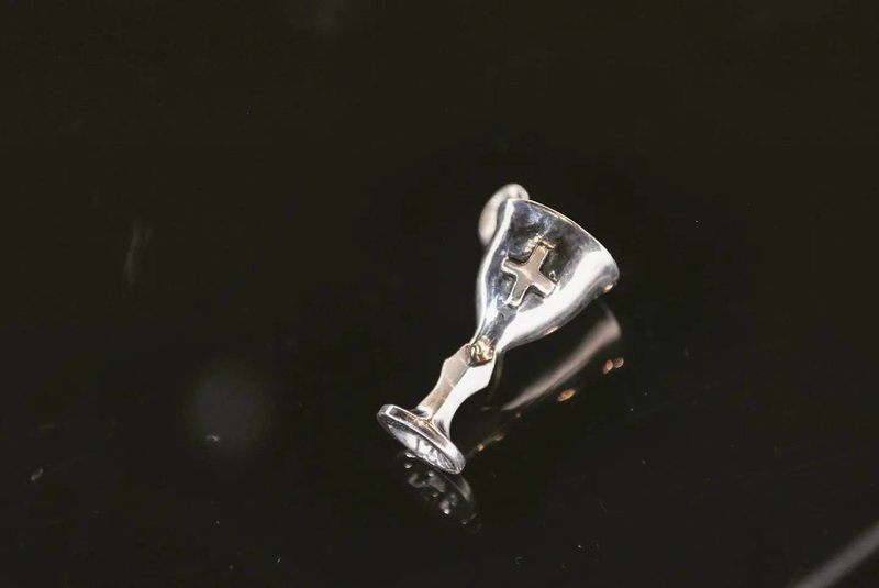 就是一小杯 925银杯坠饰 - 项链 - 银 银色