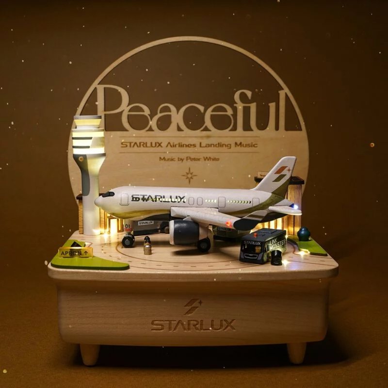 STARLUX 动态夜灯音乐铃 A330neo - 摆饰 - 其他材质 
