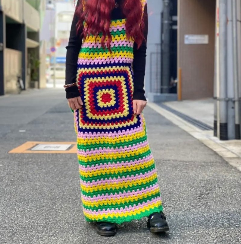 奶奶风洋装 - 洋装/连衣裙 - 其他材质 