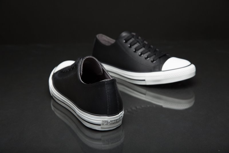 A1经典鞋款 - 进化版加硫鞋,不止经典,更要好穿 - 女款休闲鞋 - 真皮 黑色