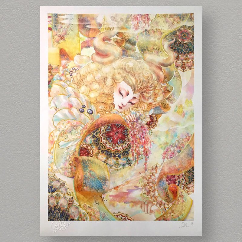 春眠的年兽 - 海报/装饰画/版画 - 纸 