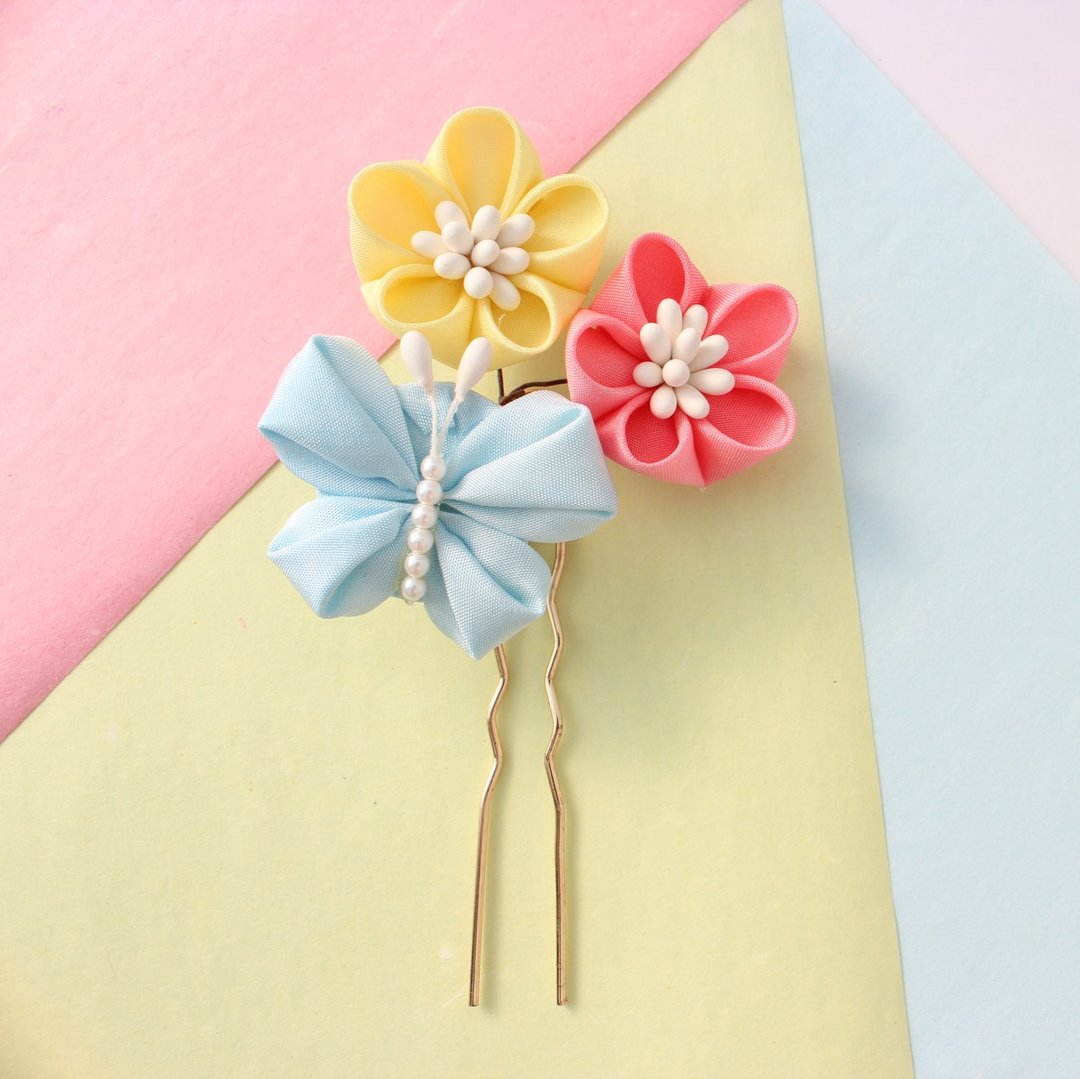 hair ornament butterfly in a fantasy - 发饰 - 丝．绢 蓝色