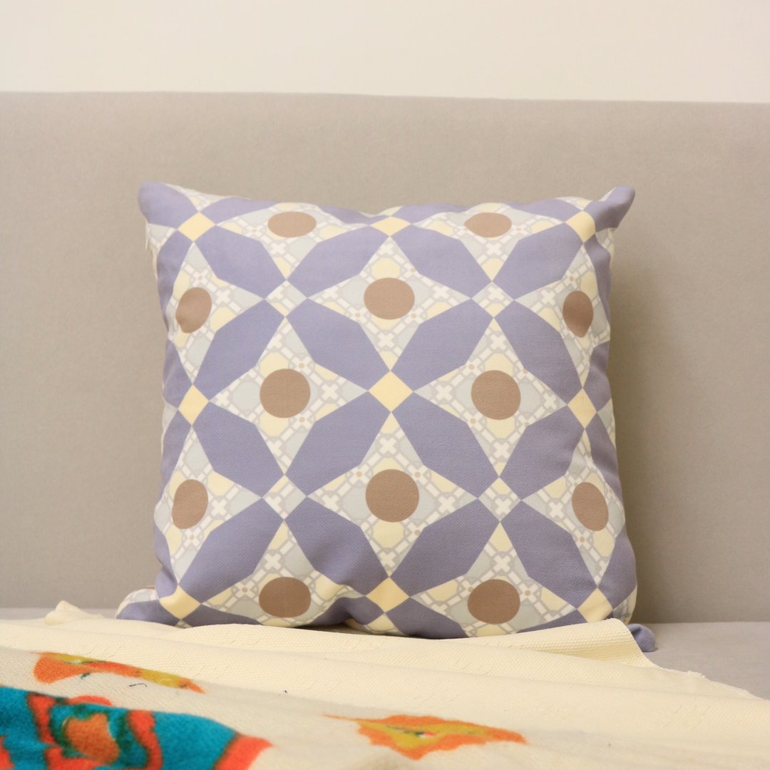 Poolhouse cushion 抱枕 靠枕 枕套 | 45x45cm - 枕头/抱枕 - 棉 蓝色