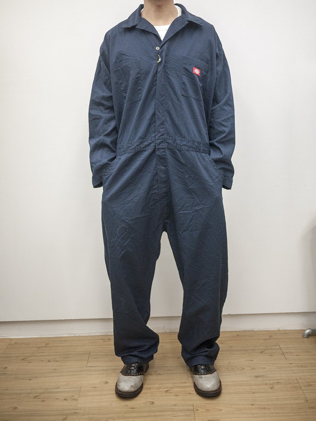DICKIES 深蓝 连身工作服 作业服 coveralls 古着 二手 - 背带裤/连体裤 - 棉 蓝色