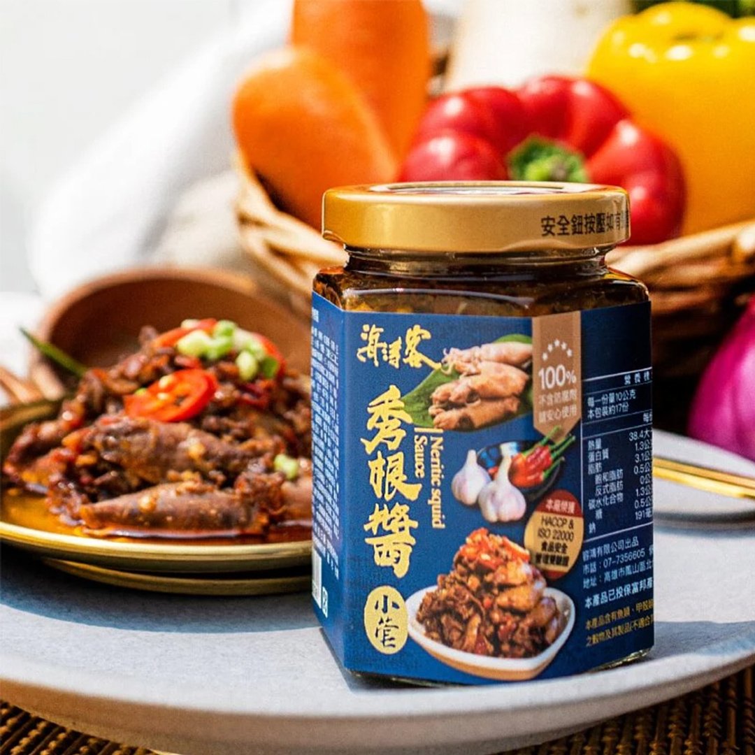 海涛客│秀根酱/小卷酱│小琉球伴手礼│180g/罐 - 酱料/调味料 - 新鲜食材 粉红色