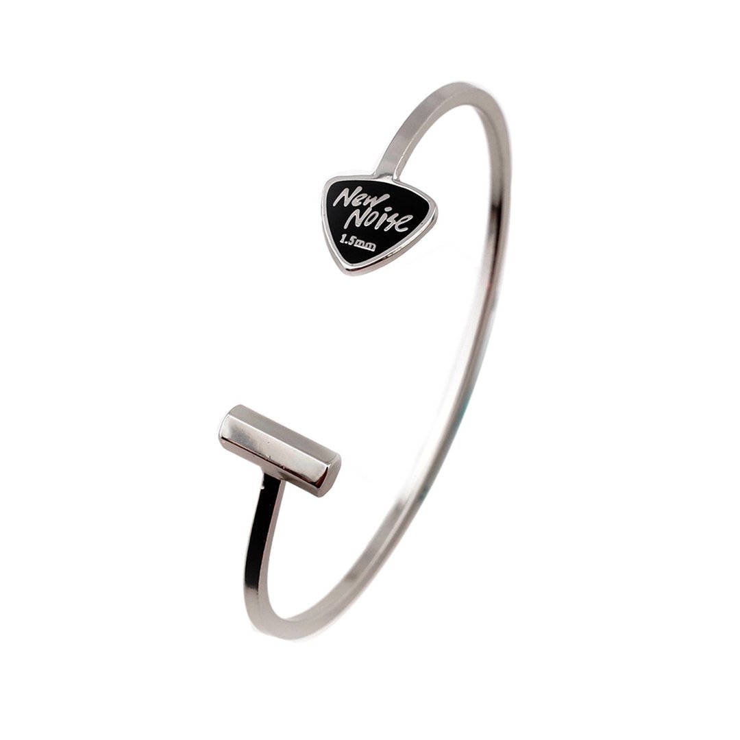 NEW NOISE 音乐饰品实验所-简约六角PICK手镯 (银色) Simple hexagonal pick bracelet - 手链/手环 - 其他金属 银色