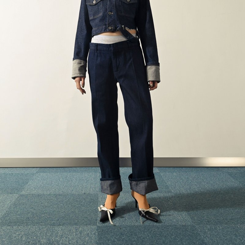 【NaSuBi Vintage】Polo Jeans by Ralph Lauren低腰牛仔古着裤 - 女装长裤 - 棉．麻 