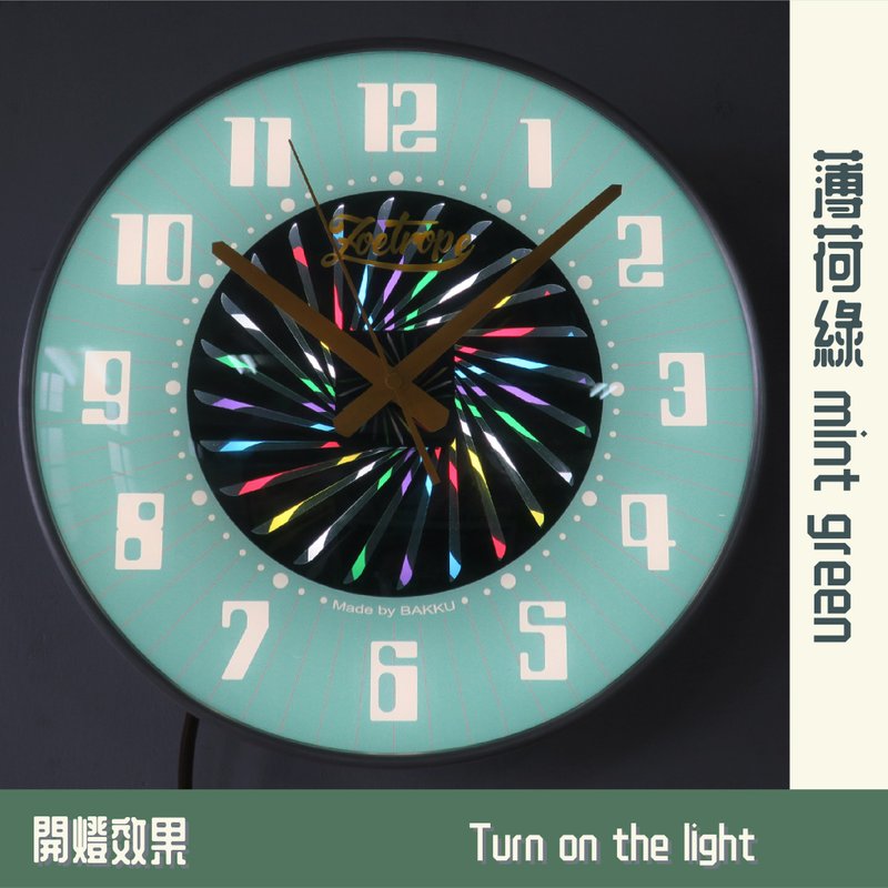 Zoetrop回忆球电花钟II-薄荷绿 - 时钟/闹钟 - 其他金属 绿色