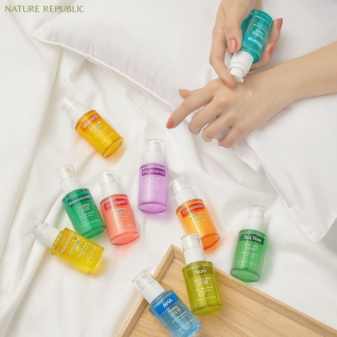 Nature Republic 美丽肌肤安瓶精华-补水 保湿 修复 毛孔 30mlX2 - 精华液/安瓶 - 其他材质 