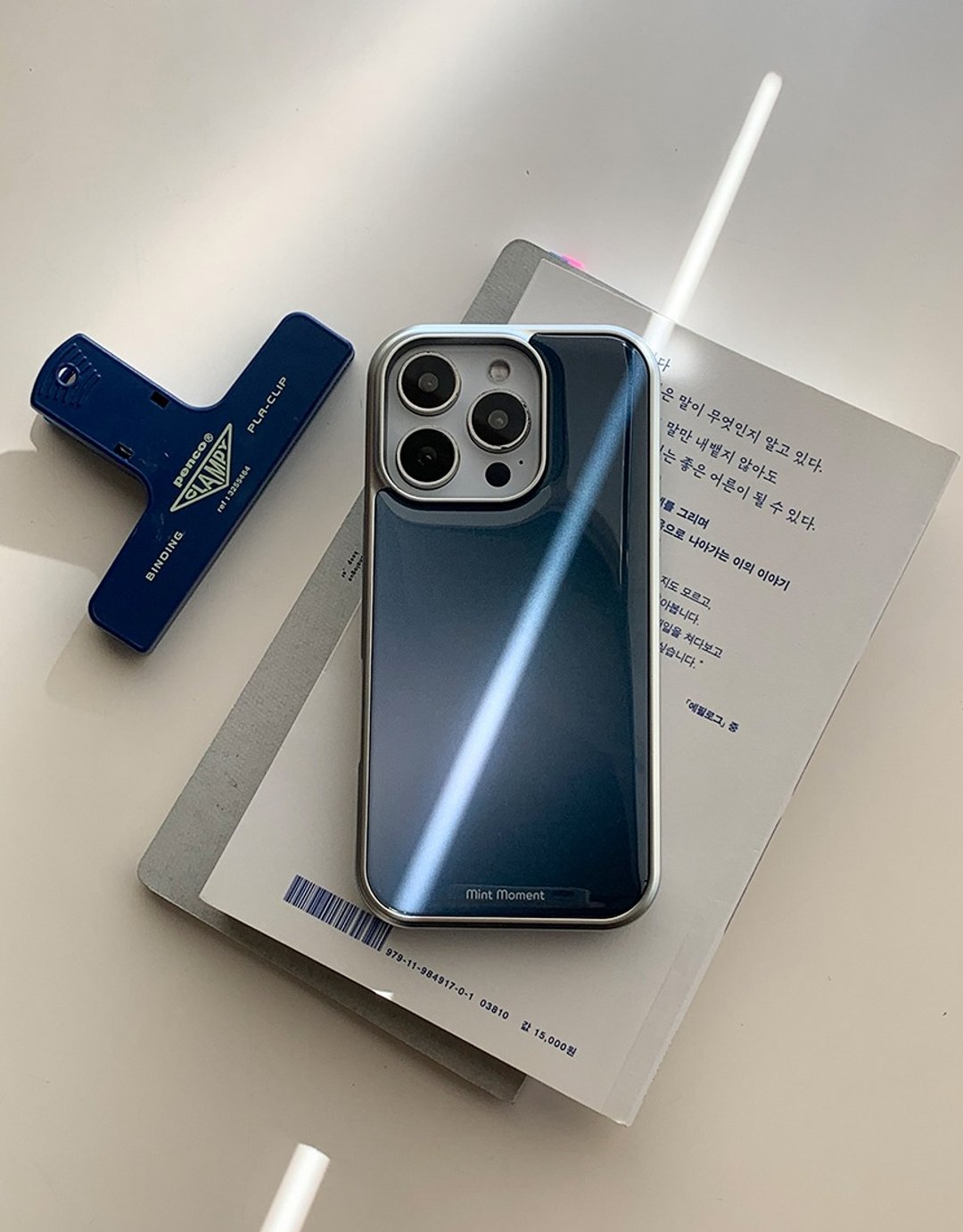 深蓝暮色 环氧树脂 iPhone 手机壳 MagSafe - 手机壳/手机套 - 其他材质 蓝色