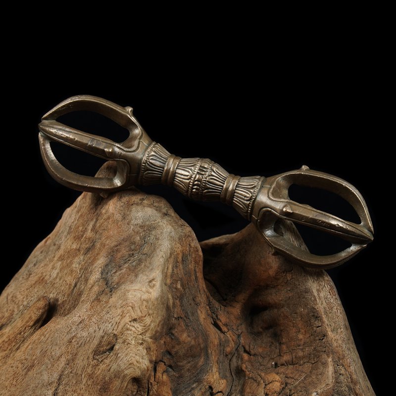 日本18-19世纪东密法器-五股金刚杵(长13.9厘米) - 其他 - 其他材质 