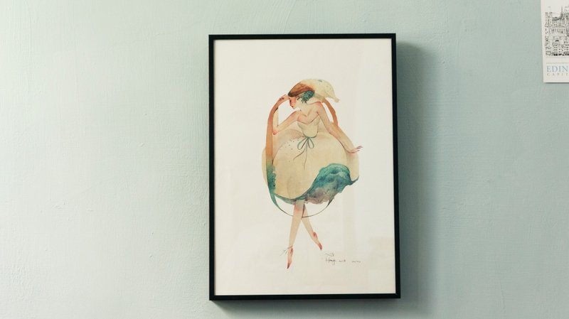 限量复制挂画【忆起你的原始灵魂】 6号 戒指 (含框) - 海报/装饰画/版画 - 纸 蓝色