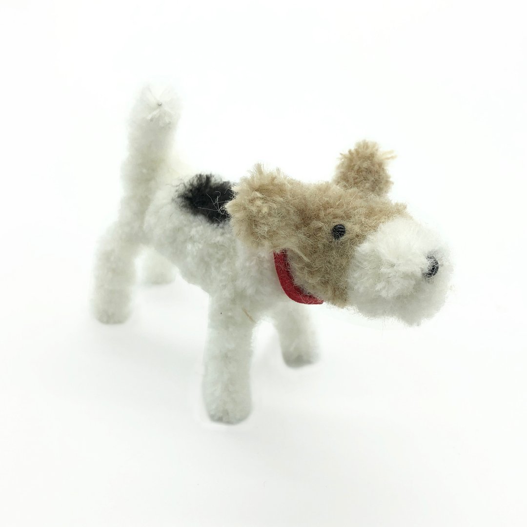 Wirefoxterrier 刚毛猎狐梗 手工扭扭羊毛梗 基本款 - 其他 - 尼龙 白色