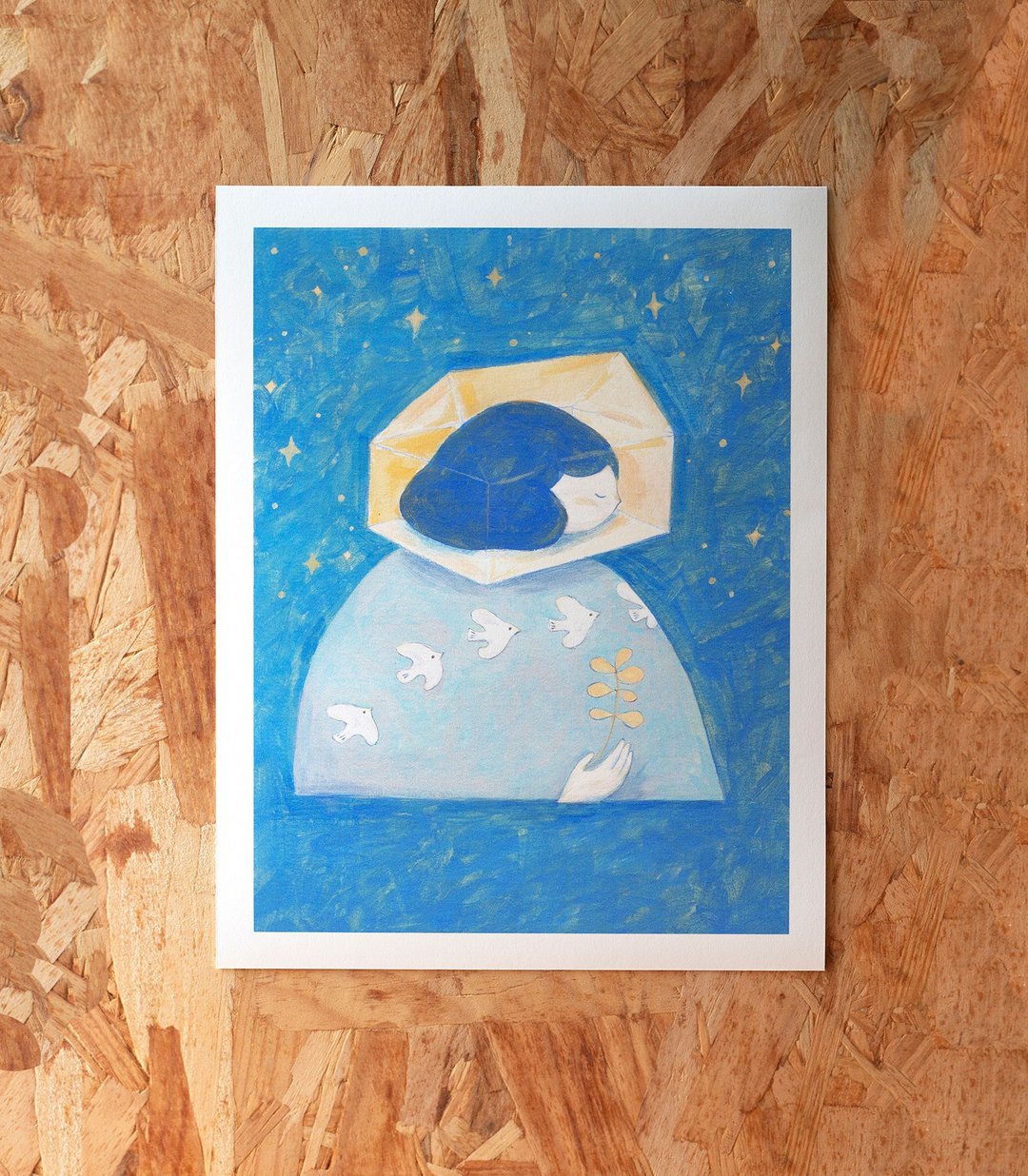 家是最温暖的所在 | Art Print / 复制画 - 海报/装饰画/版画 - 纸 蓝色