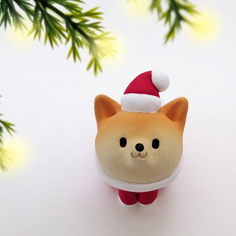 Shibawan Santa Claus Christmas ornament - 摆饰 - 陶 红色