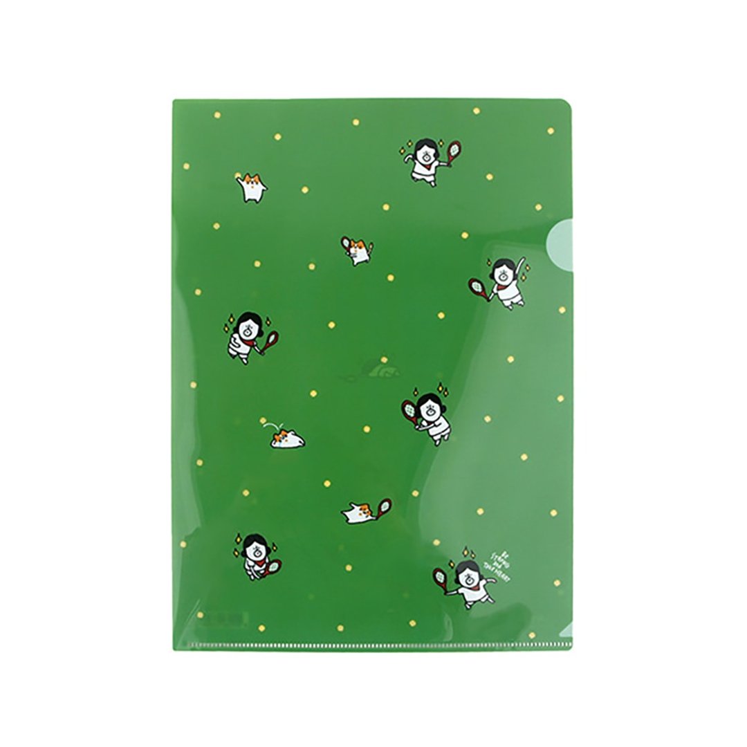 Hello Jane 啰登登系列 A4文件夹 01.网球 - 文件夹/资料夹 - 塑料 