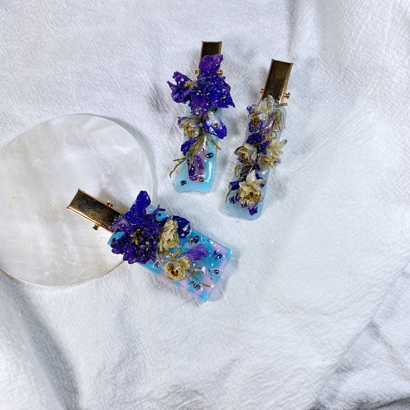 年代 | 押花手工发夹 - 发饰 - 植物．花 