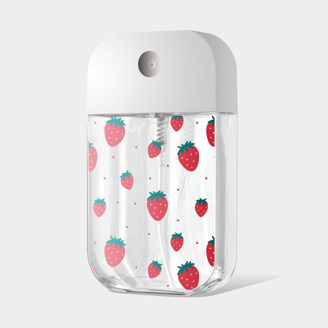 草莓 strawberry 酒精瓶 防疫用品 收纳瓶 PU002 - 收纳用品 - 塑料 红色