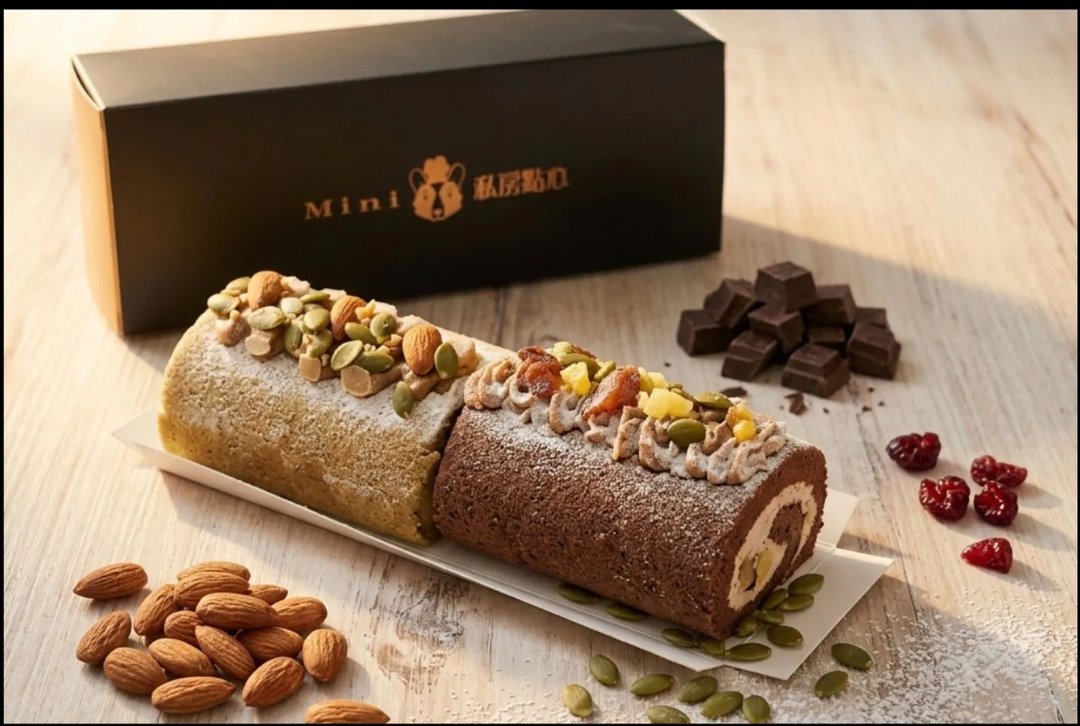 双拼蛋糕卷 送礼、自享都刚好 - 蛋糕/甜点 - 新鲜食材 