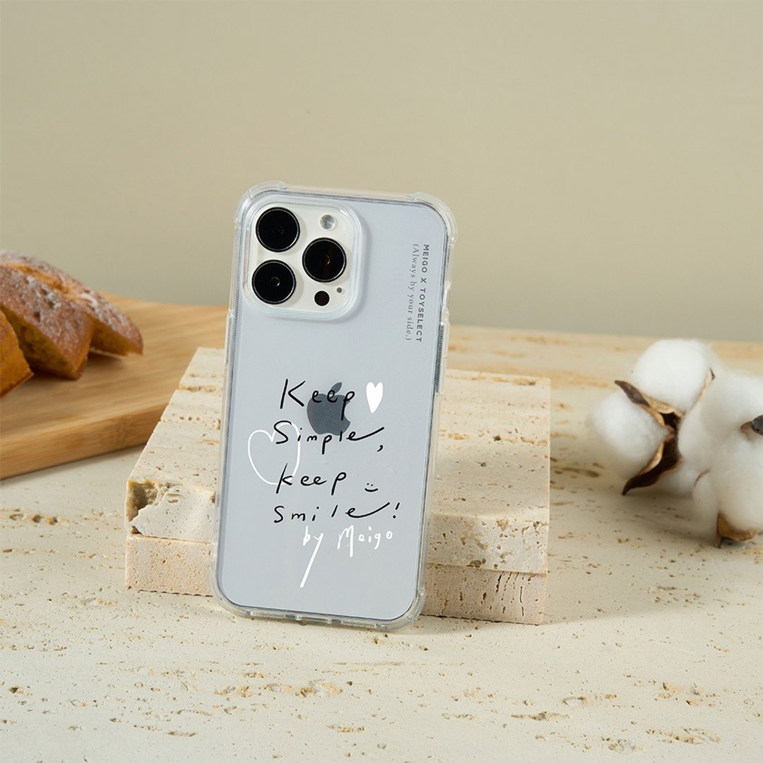 Meigo 简约语录全气囊防摔iPhone手机壳 - 手机壳/手机套 - 塑料 透明