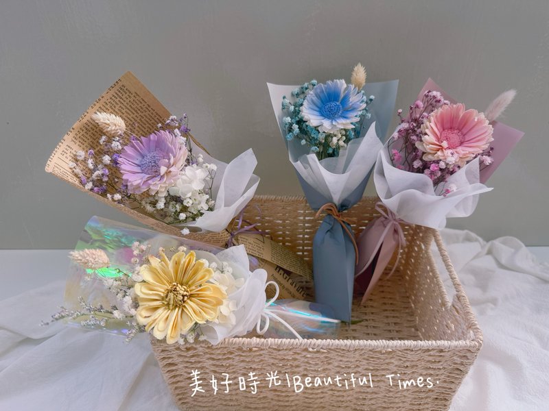 青春毕业季 | 太阳花花束、毕业花束、小花束、干燥花花束 - 干燥花/捧花 - 植物．花 多色