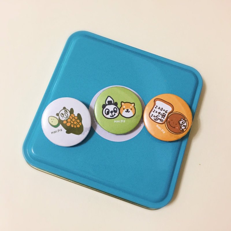 MINI PIE 经典系列胸章(单售) - 徽章/别针 - 其他材质 多色