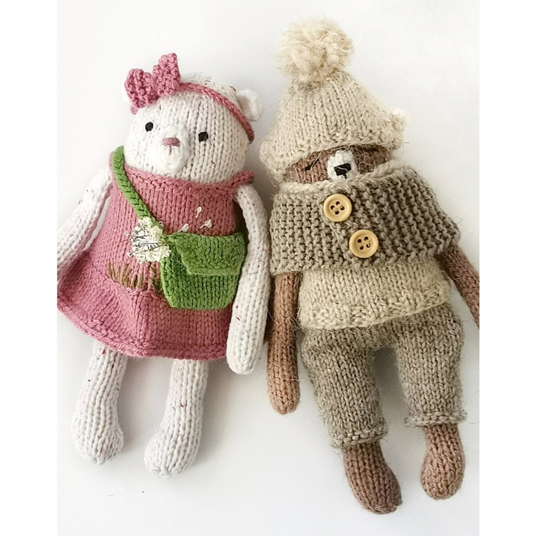 Clothes for bear Tim knitting pattern. English and Russian PDF. - 手工艺教程/工具书 - 其他材质 