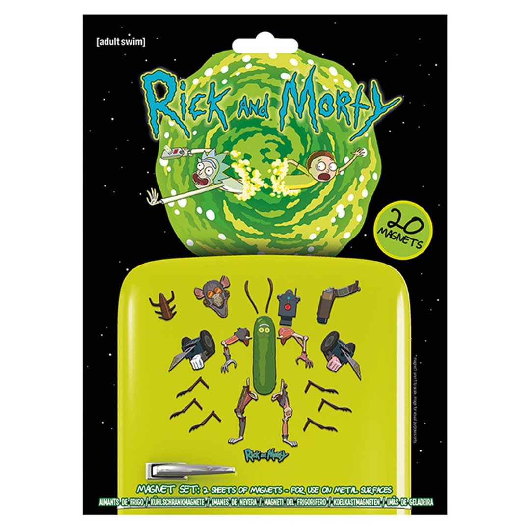 【瑞克和莫蒂】Weaponize The Pickle 进口磁铁组 Rick and Morty - 冰箱贴/磁贴 - 其他材质 绿色