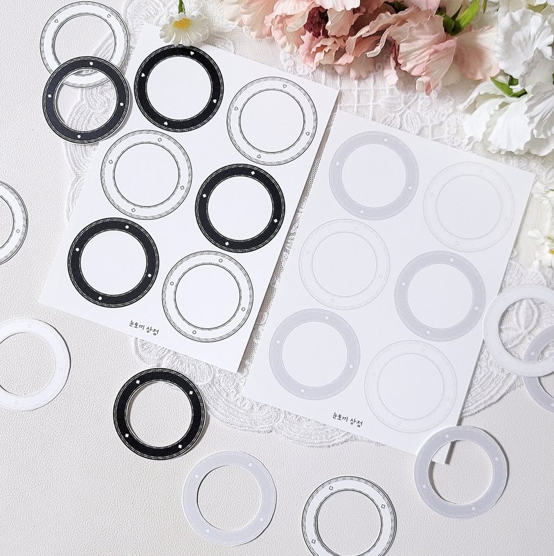 Mono dongri 相框纸 - 贴纸 - 纸 