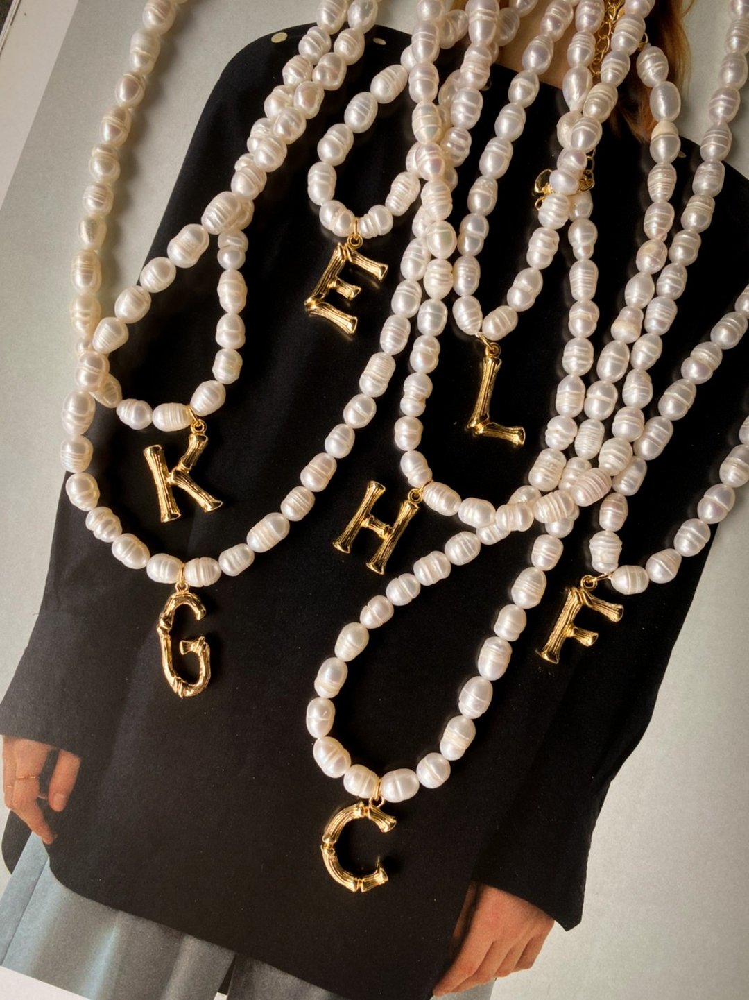 My Pearl Necklace - 项链 - 珍珠 金色