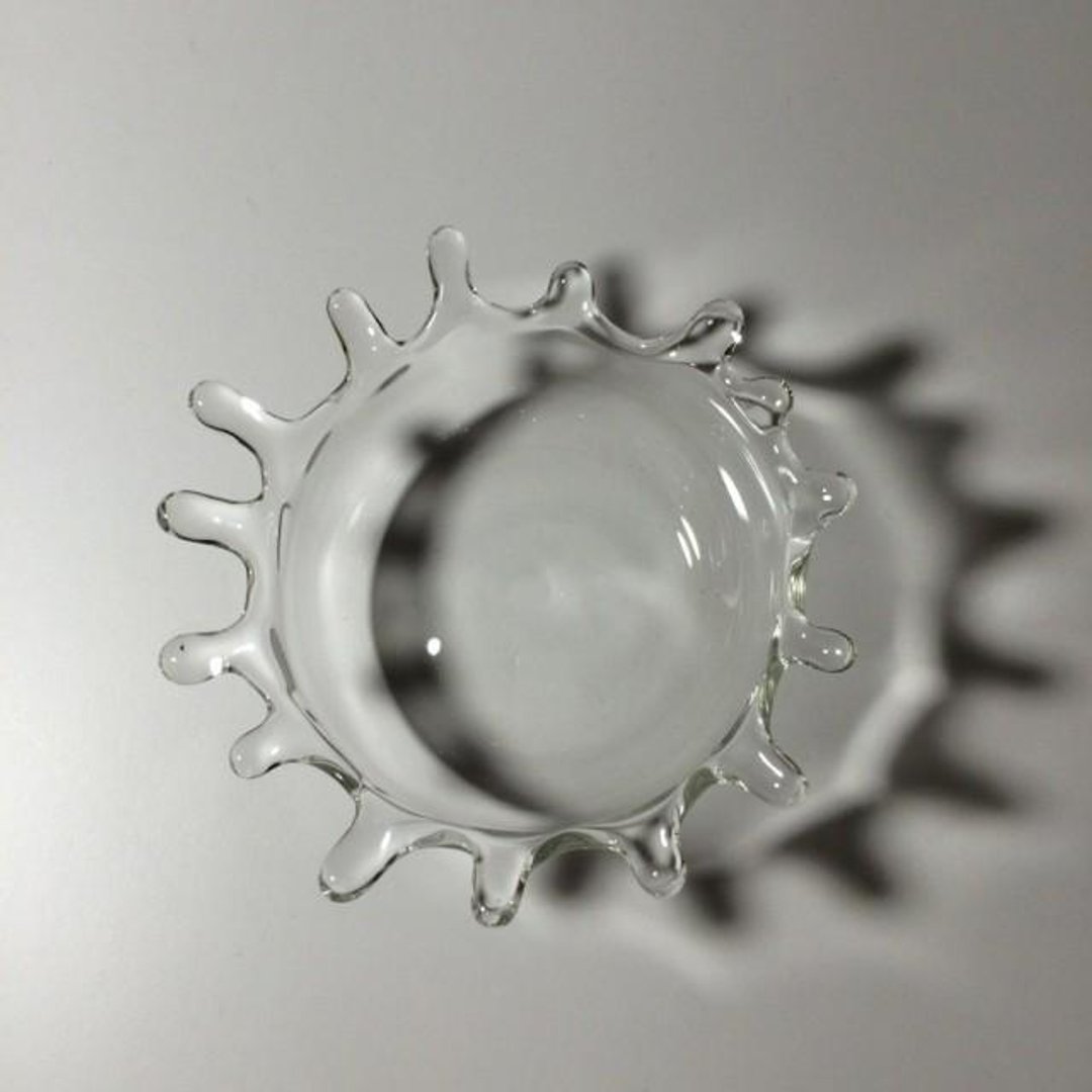 - Water crown - accessories, ashtray - 收纳用品 - 玻璃 白色