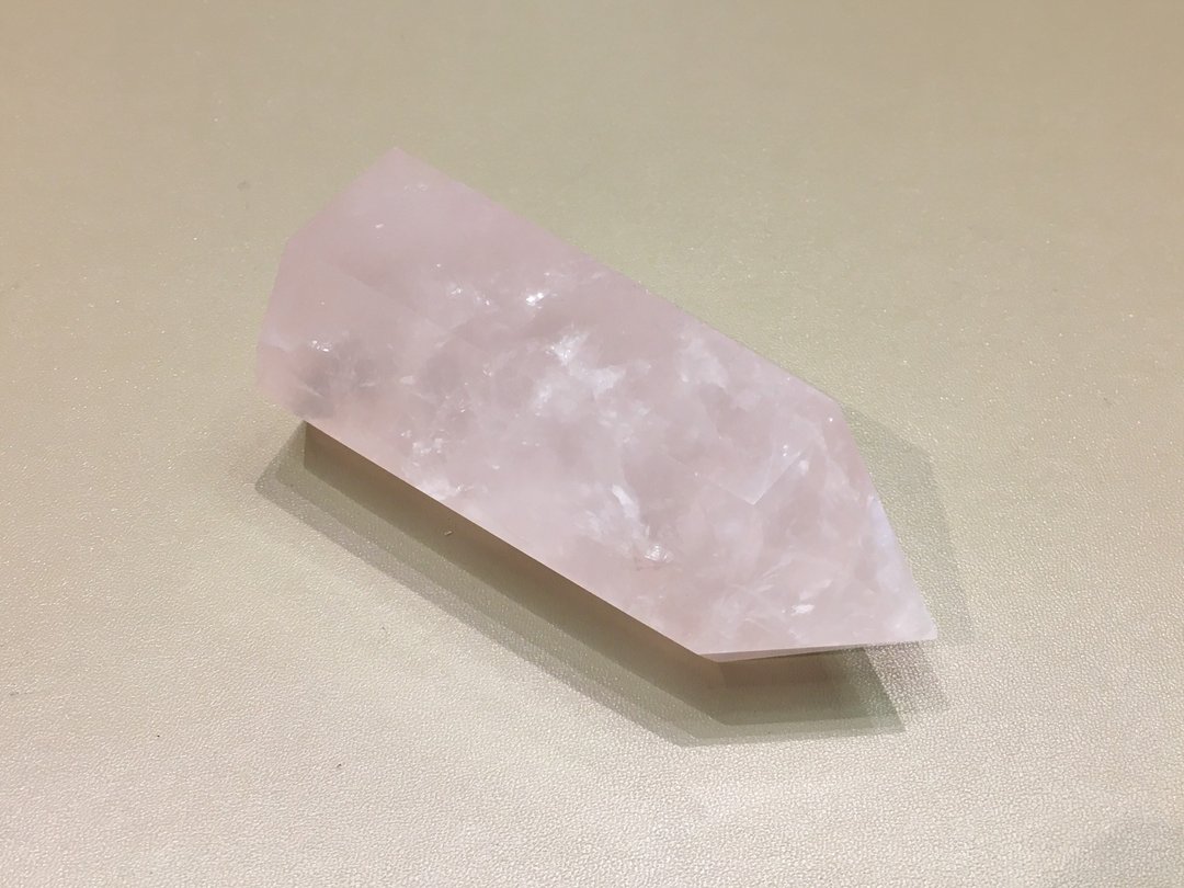粉晶柱 - 改善人缘 增加姻缘 - 摆饰 - 水晶 