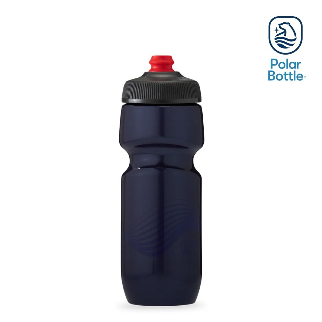 Polar Bottle 24oz 单层喷射水壶 WAVE 海军蓝 - 运动配件 - 塑料 蓝色